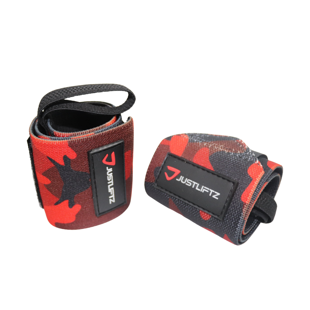 WRIST WRAPS - RED CAMO