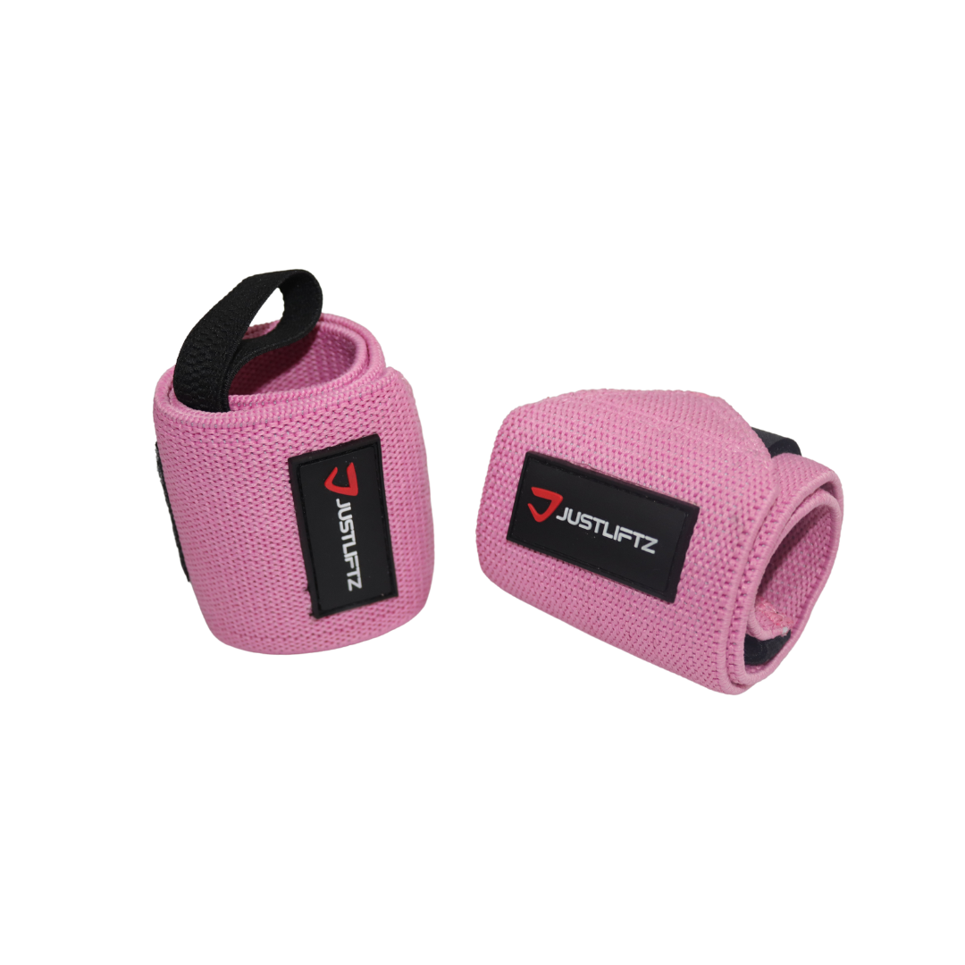 WRIST WRAPS - PASTEL PINK