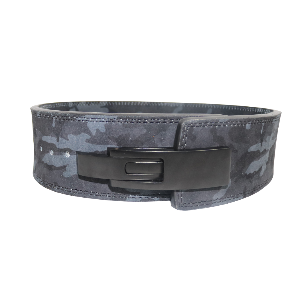 10MM LEVER BELT - BLACK CAMO