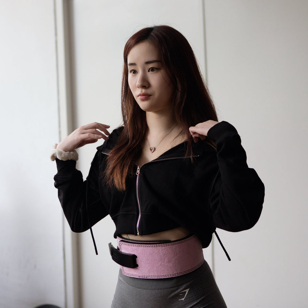 10MM LEVER BELT - PINK
