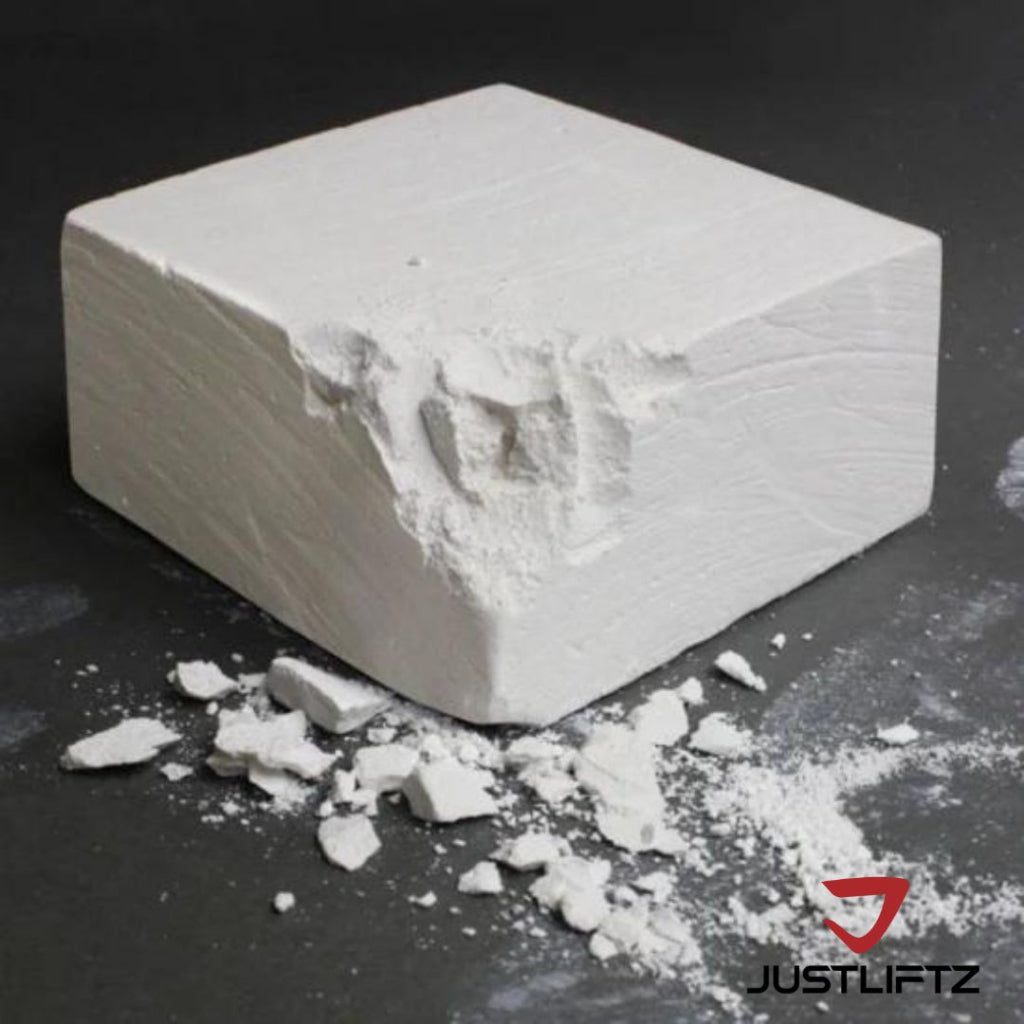 JustLiftz Premium Chalk Block (20oz)- High-Performance Gym Chalk for Powerlifting, Deadlifts & Strength Training