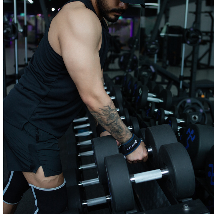 COTTON LIFTING STRAPS - NAVY