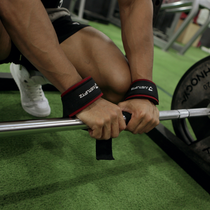 COTTON LIFTING STRAPS - PINK