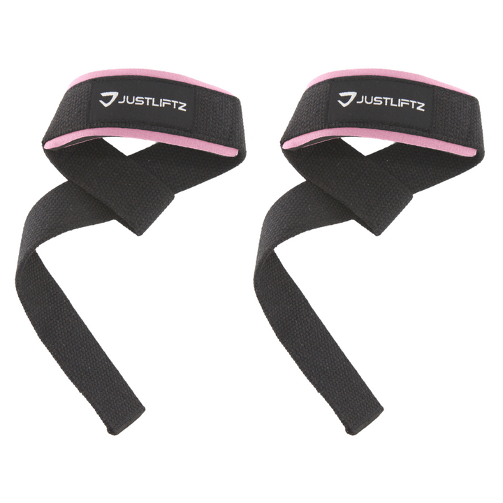 COTTON LIFTING STRAPS - PINK