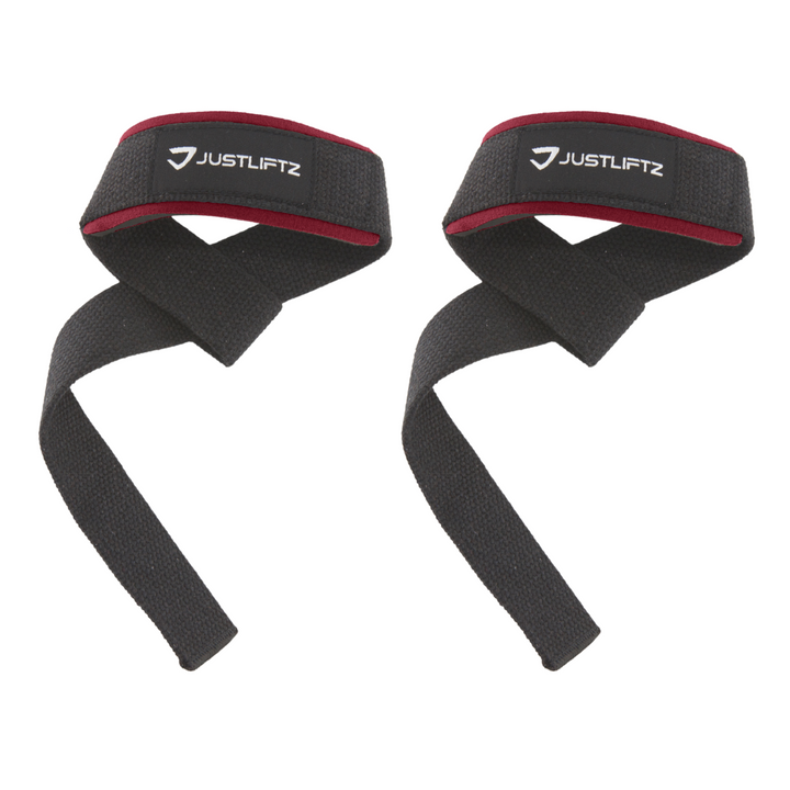 COTTON LIFTING STRAPS - MAROON