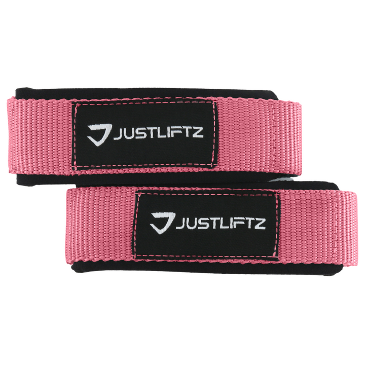 NYLON LIFTING STRAPS - PINK