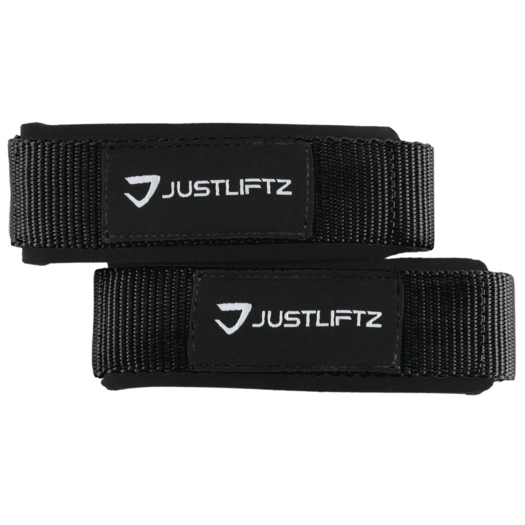 NYLON LIFTING STRAPS - BLACK