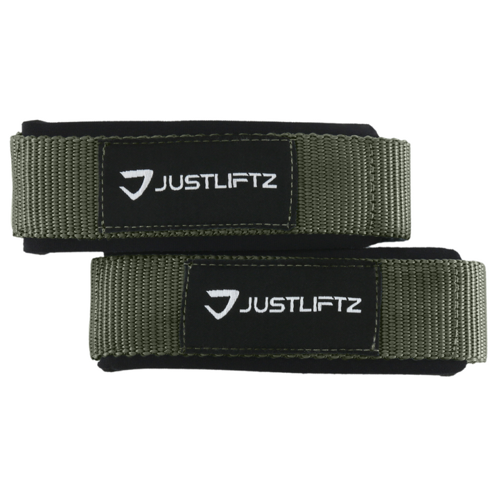 NYLON LIFTING STRAPS - MILITARY GREEN