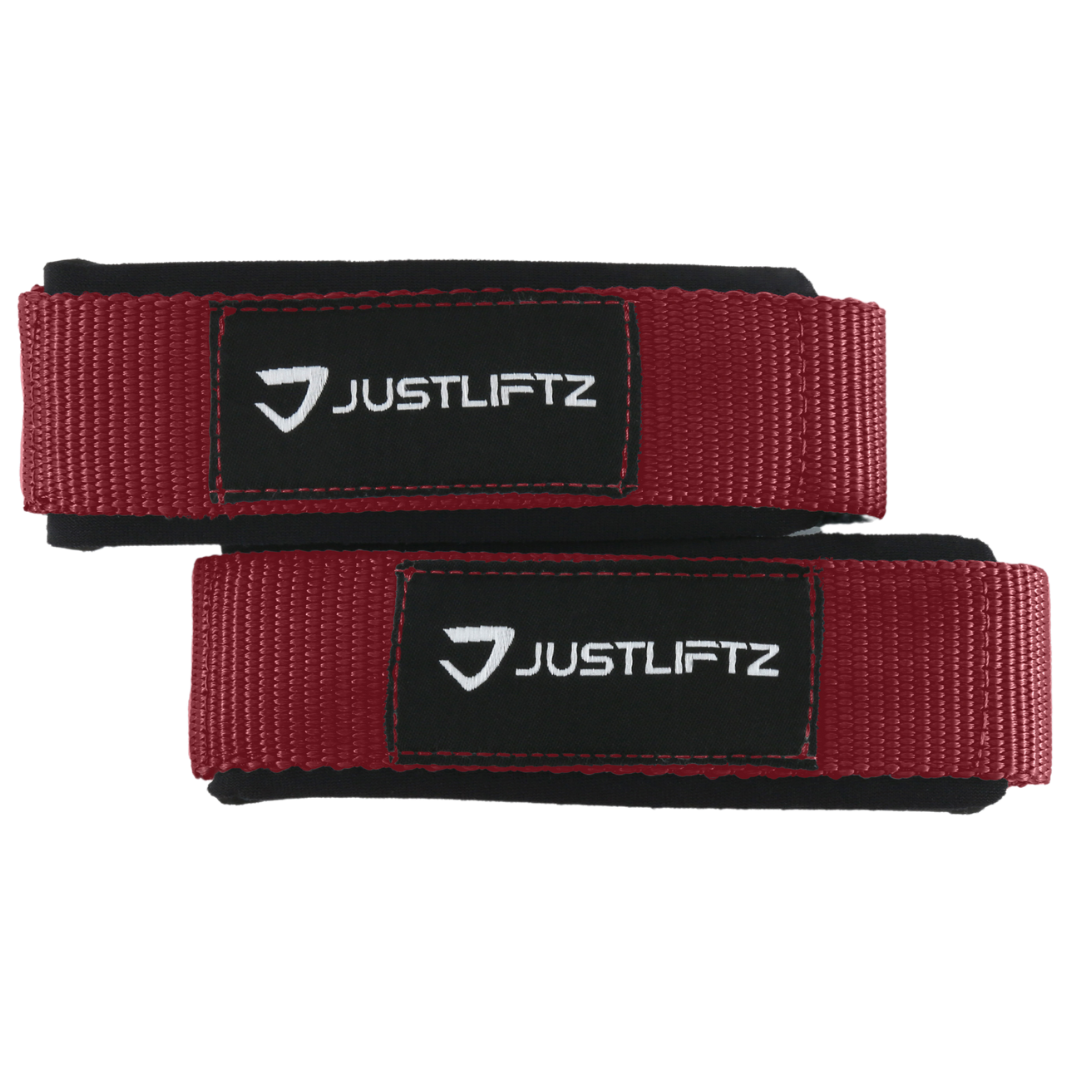 NYLON LIFTING STRAPS - MAROON