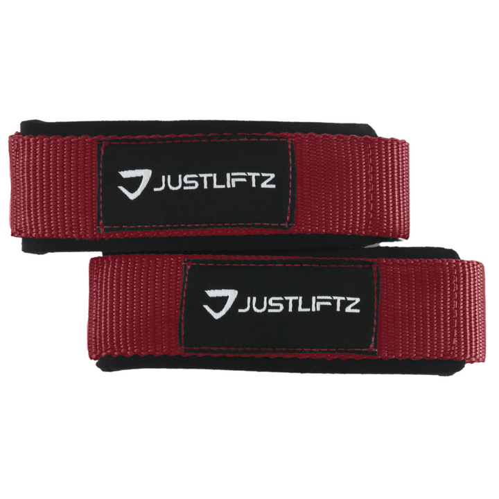 NYLON LIFTING STRAPS - MAROON